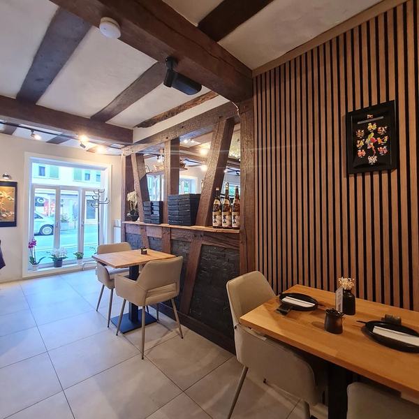 Restaurant-Innenraum im Fachwerkhaus – Gästefoto